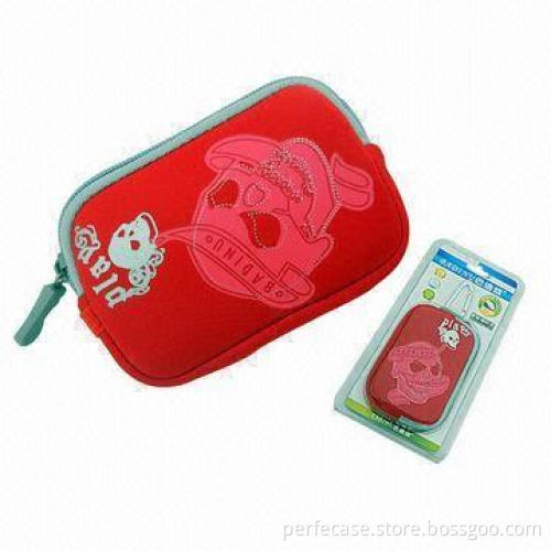 Digital camera bag, made of neoprene, OEM patterns available, various colors are available